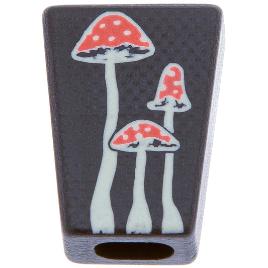 Trapezium Mushrooms Glowing Lanyard Bead Paracord Bead G10 Luminophore