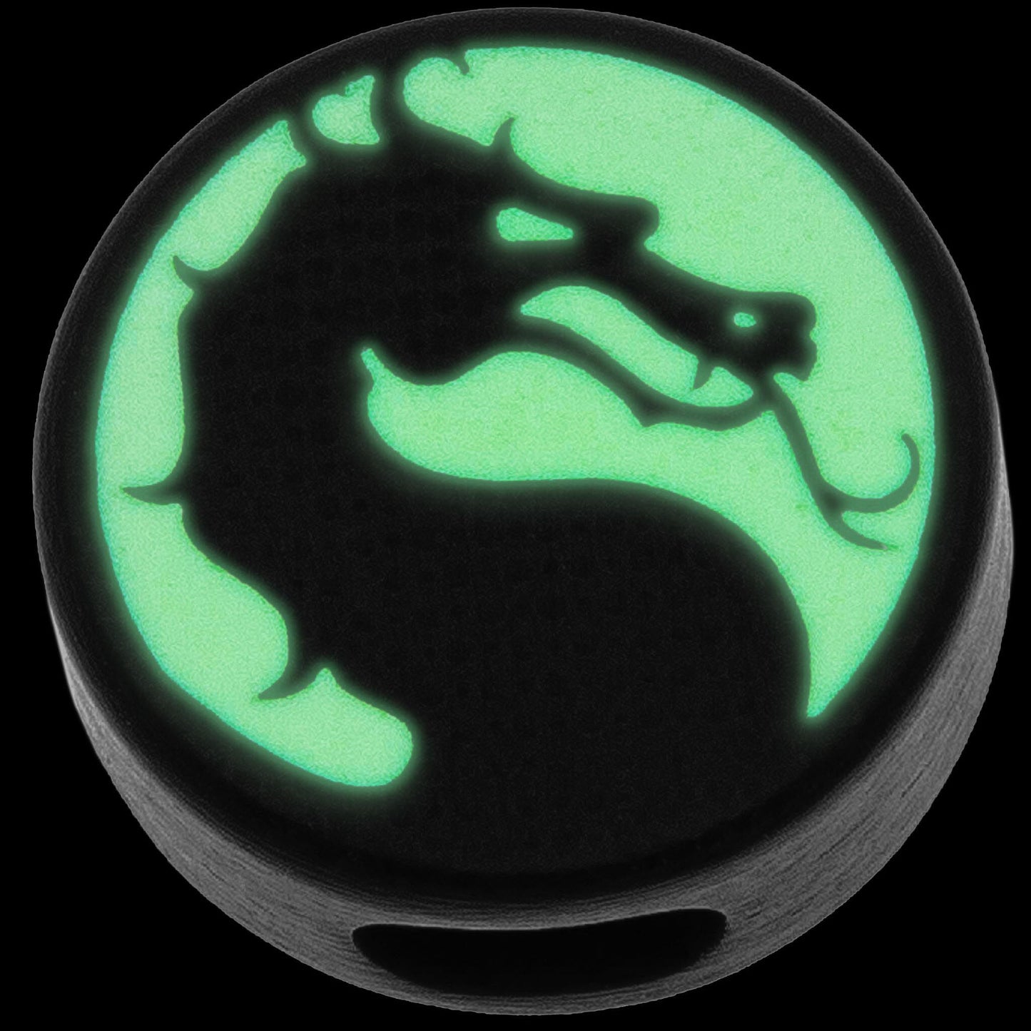 Circle Dragon Glowing Lanyard Bead Paracord Bead G10 Luminophore