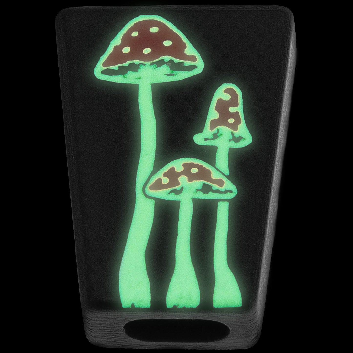 Trapezium Mushrooms Glowing Lanyard Bead Paracord Bead G10 Luminophore