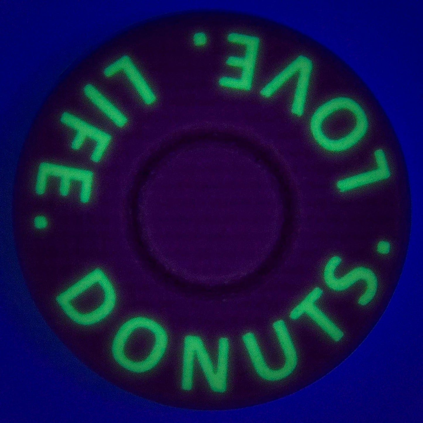 Circle Donut Glowing Lanyard Bead Paracord Bead G10 Luminophore