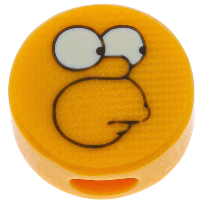 Circle Homer Glowing Lanyard Bead Paracord Bead G10 Luminophore