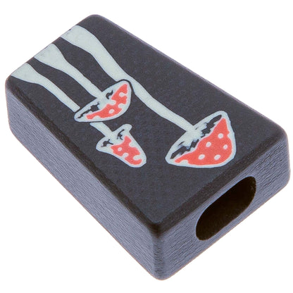 Trapezium Mushrooms Glowing Lanyard Bead Paracord Bead G10 Luminophore