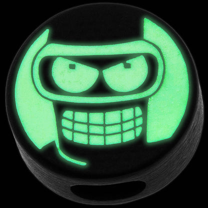 Circle Bender Glowing Lanyard Bead Paracord Bead G10 Luminophore
